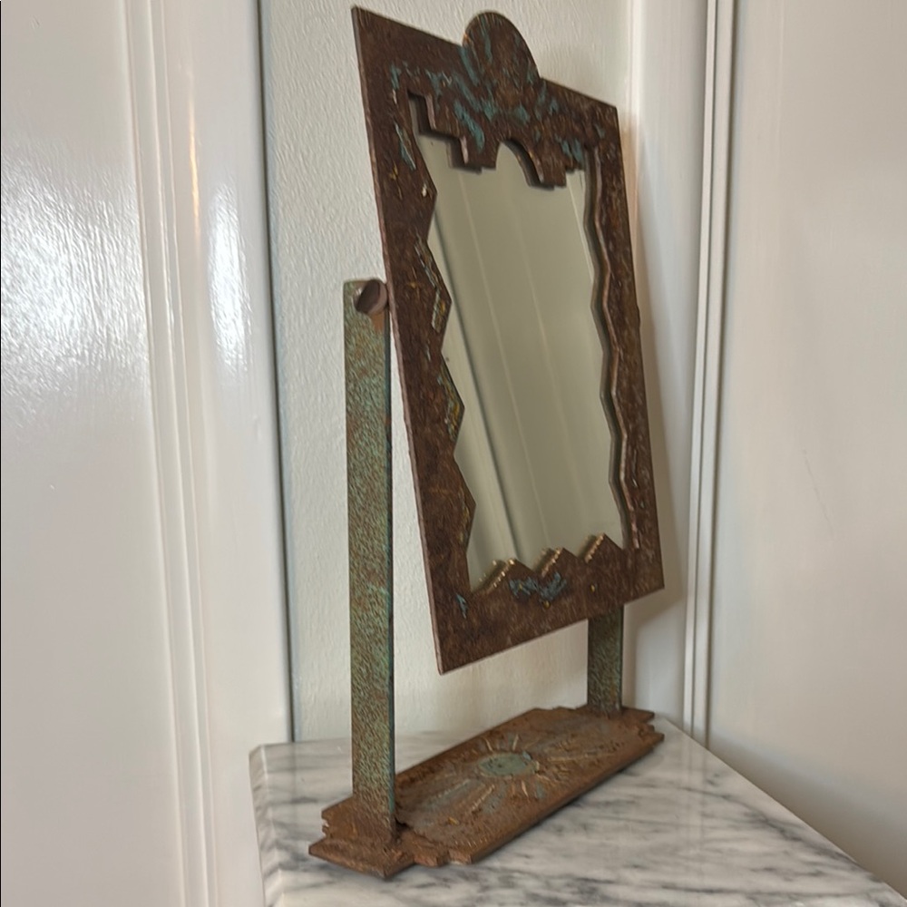 VTG ~ 🌟 RARE FIND 🌟 Sunburst Mirror 2 of 2 🪞Swivel Tilt 🌟